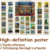 Puzzles de 1000 pièces sur l'exposition d'art de Van Gogh